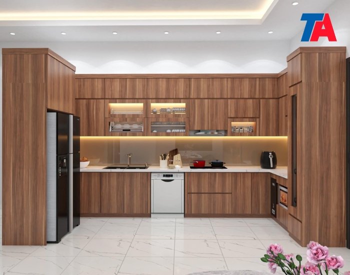 Kinh nghiệm lựa chọn tủ bếp MDF phủ Melamine phù hợp