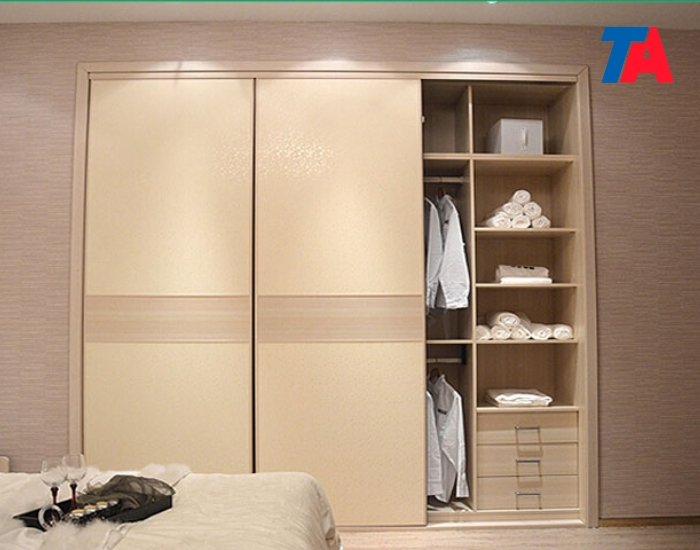 Tủ quần áo MDF phủ Melamine Đà Nẵng